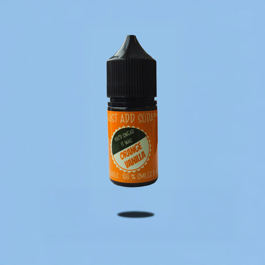 Orange Vanilla, Orange Cream, Bottle Front image, Sparkling Water Flavor Drops
