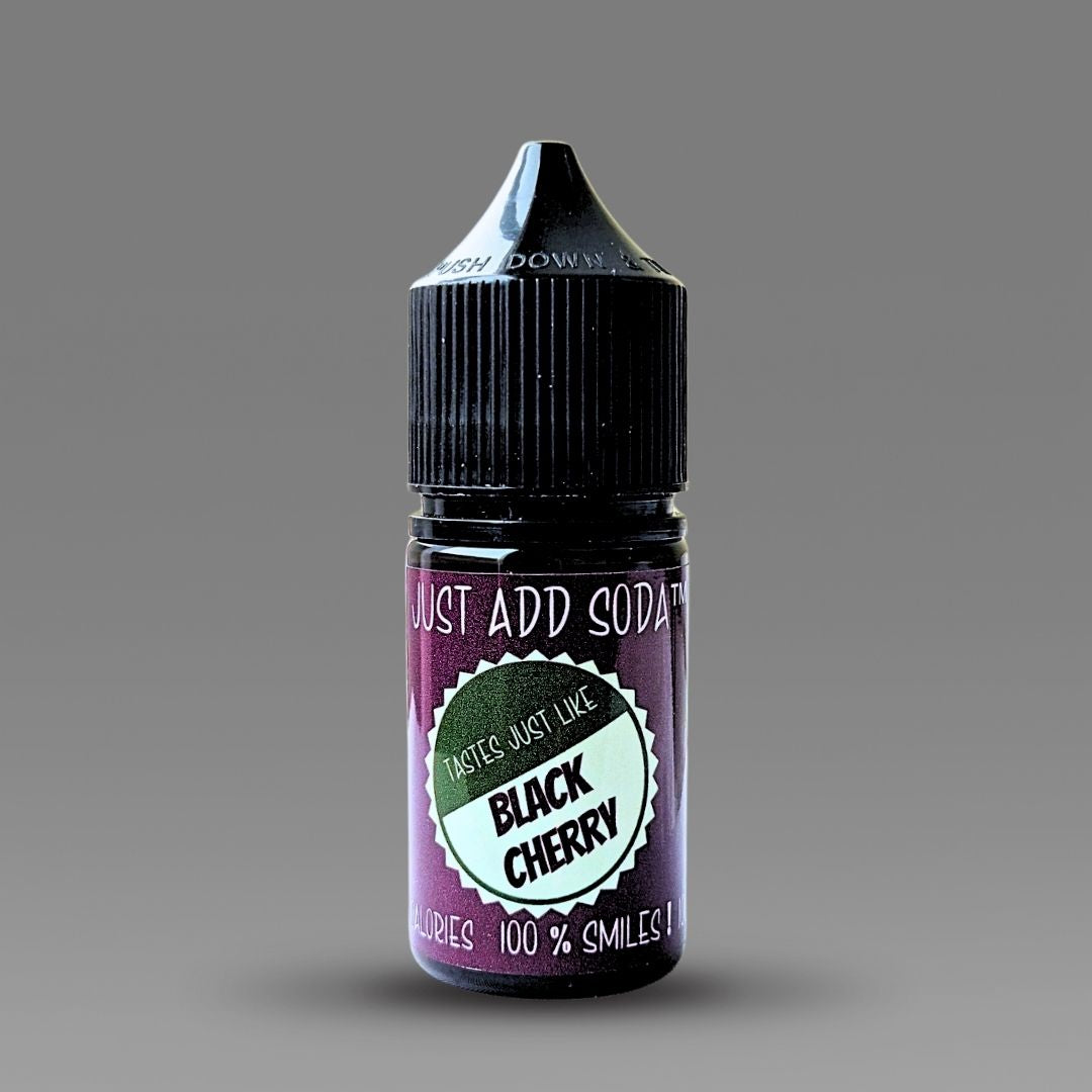 Just Add Soda Black Cherry flavor drops for sparkling water