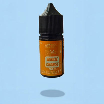 Orange Vanilla, Orange Cream, Bottle Back image, Sparkling Water Flavor Drops