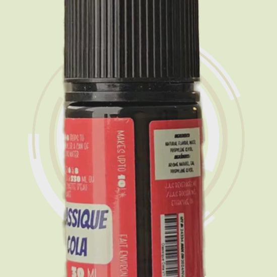 Classique Cola, Bottle Video, Sparkling Water Flavor Drops