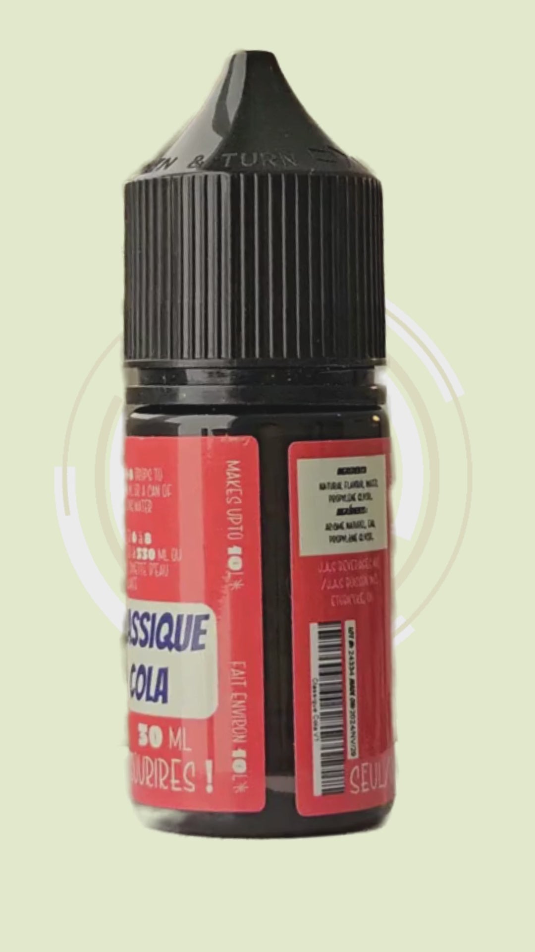 Classique Cola, Bottle Video, Sparkling Water Flavor Drops